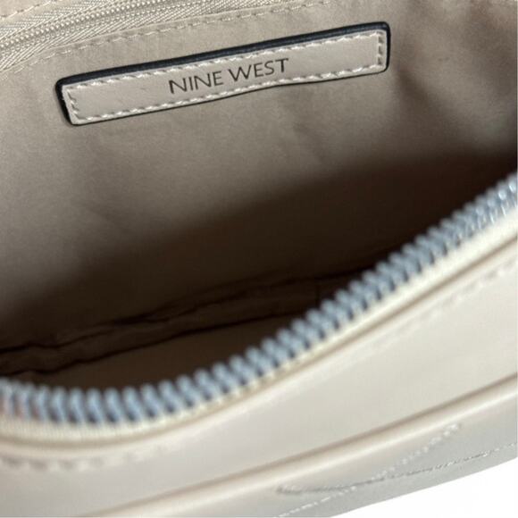 NINE WEST Madelain Mini Crossbody Bag in Milk NWT - Picture 3 of 7